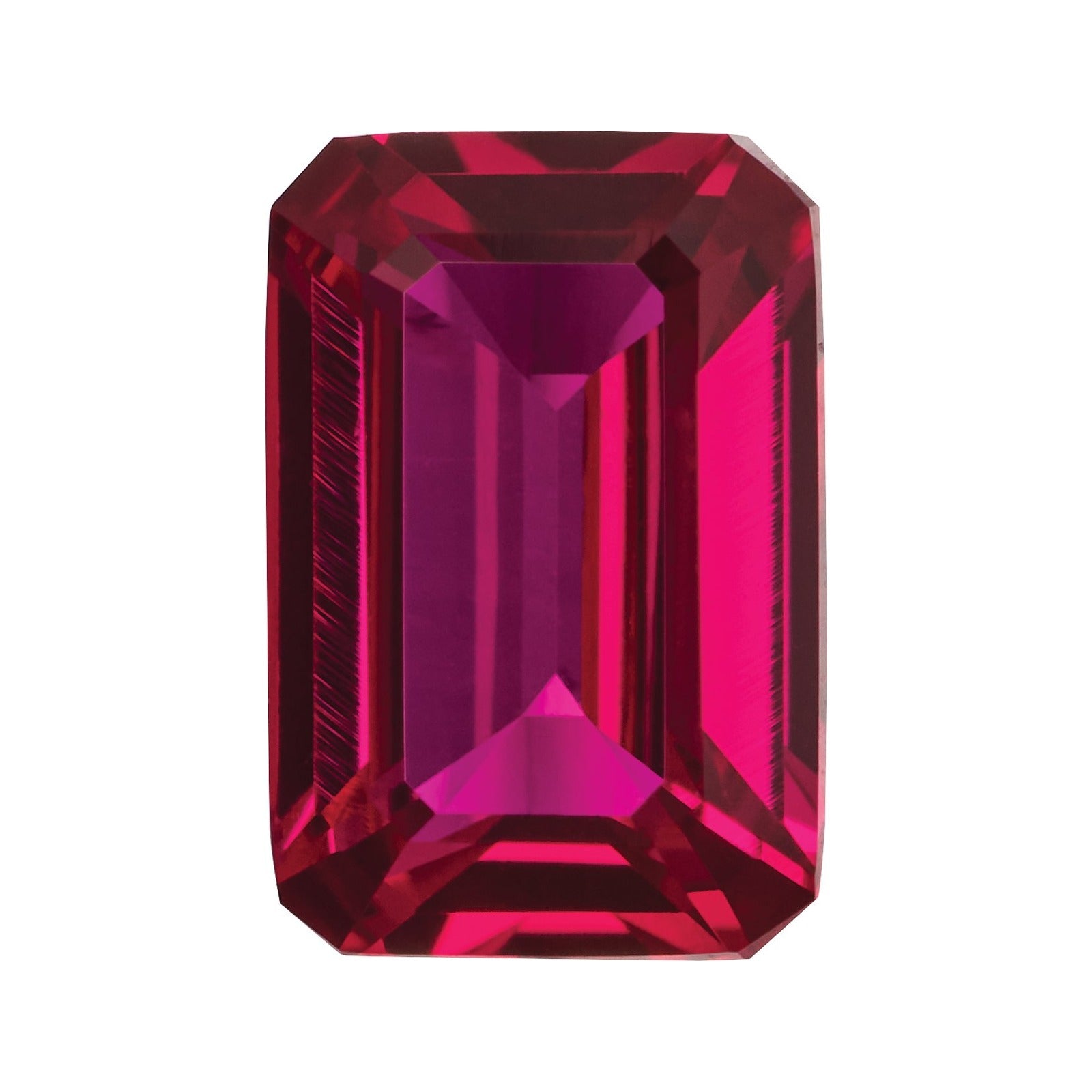 6x4 mm Lab-Grown Dark Red Ruby – Emerald Cut – Eye-Clean Quality — Sapphire Row · cut7