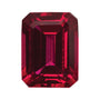 8x6 mm Lab-Grown Dark Red Ruby – Emerald Cut – Eye-Clean Quality — Sapphire Row · cut7
