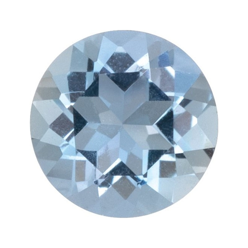 3 mm Natural Aqua Aquamarine – Round Cut – AAA Quality — Sapphire Row · cut7