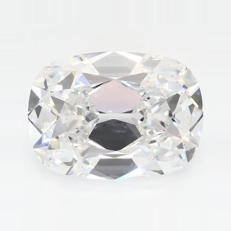 3.59 ct Lab-Grown Diamond – E VS2 – Elongated Cushion Old Mine Cut – GCAL Certified — Sapphire Row · cut7