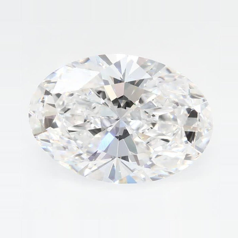 3.09 ct Lab-Grown Diamond – D VVS1 – Oval Cut – GCAL Certified — Sapphire Row · cut7