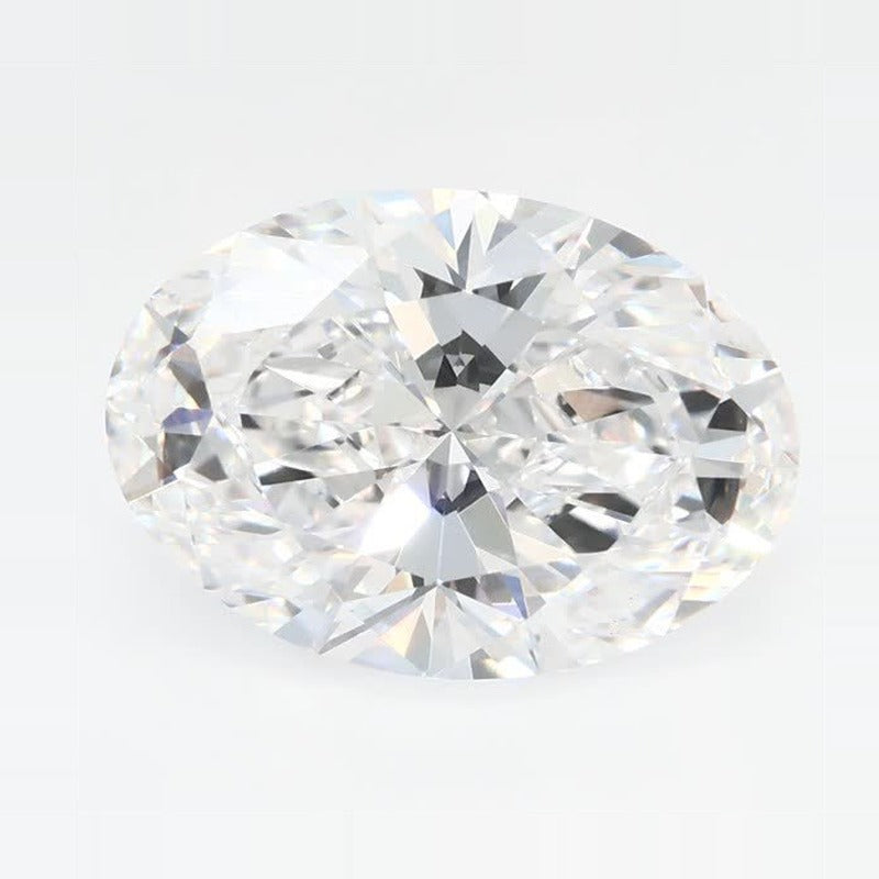 3.09 ct Lab-Grown Diamond – D VS1 – Oval Cut – GCAL Certified — Sapphire Row · cut7