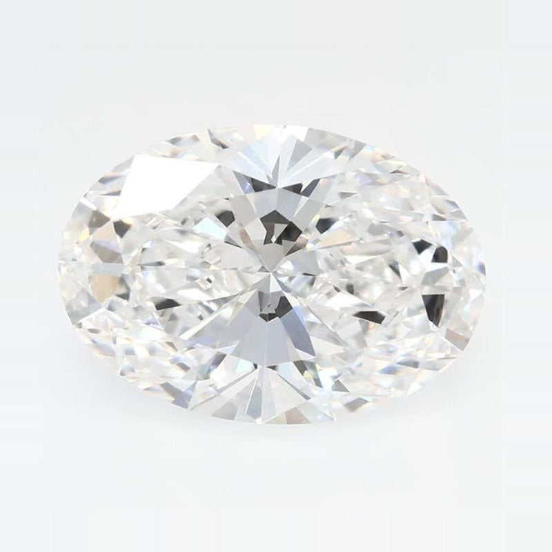 3.09 ct Lab-Grown Diamond – D VVS2 – Oval Cut – GCAL Certified — Sapphire Row · cut7