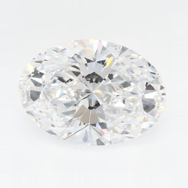 3.09 ct Lab-Grown Diamond – D VVS2 – Oval Cut – GCAL Certified — Sapphire Row · cut7
