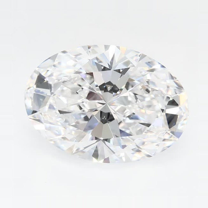 3.08 ct Lab-Grown Diamond – D VVS2 – Oval Cut – GCAL Certified — Sapphire Row · cut7