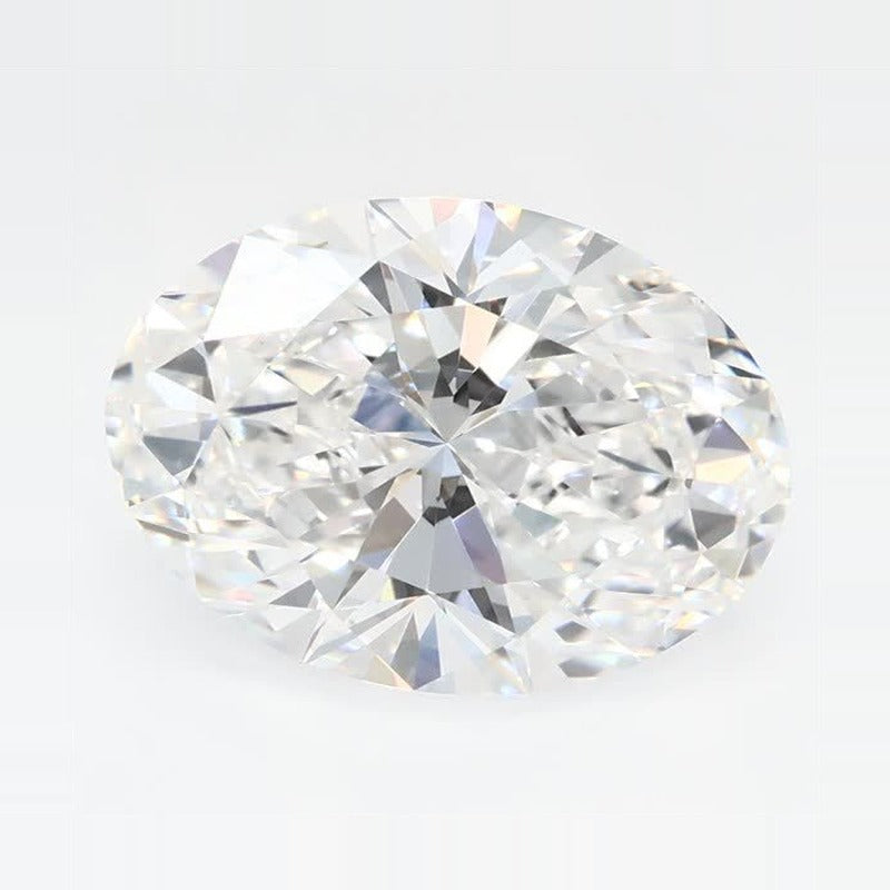 3.07 ct Lab-Grown Diamond – D VVS2 – Oval Cut – GCAL Certified — Sapphire Row · cut7