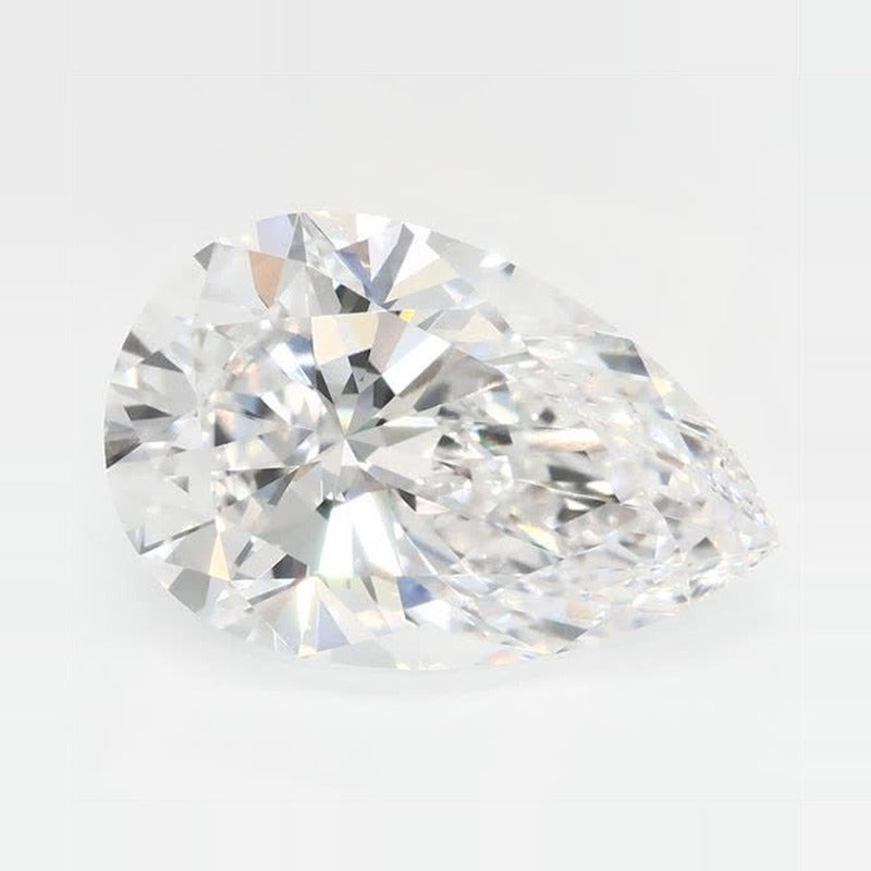 3.04 ct Lab-Grown Diamond – E VVS2 – Pear Cut – GCAL Certified — Sapphire Row · cut7