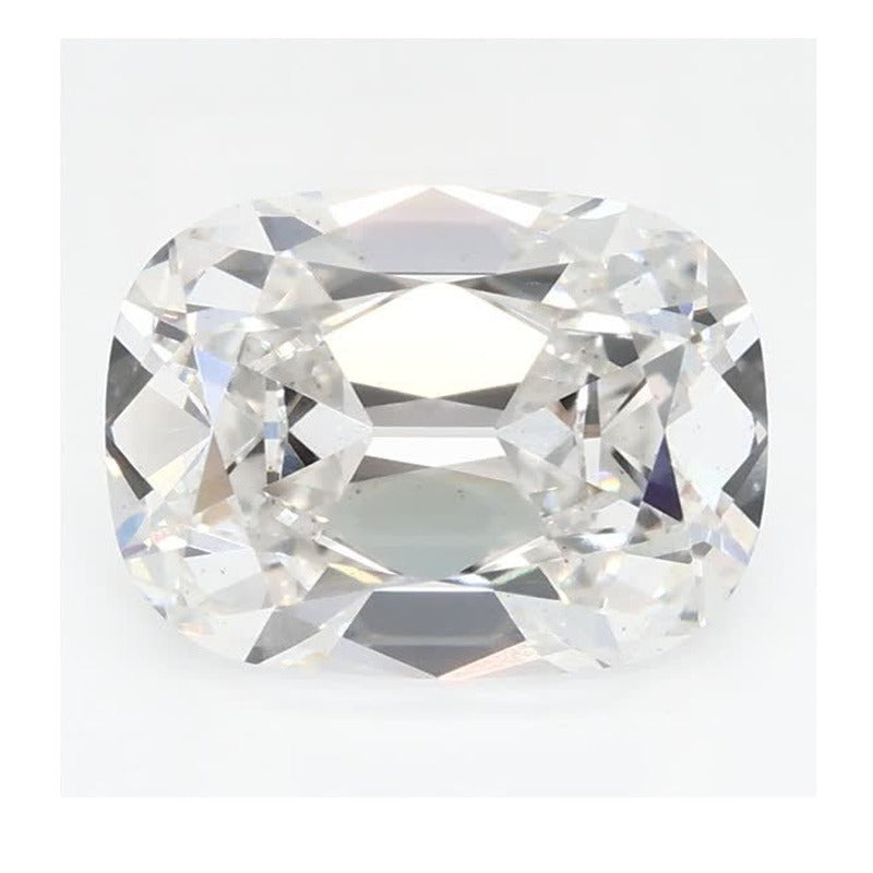 2.89 ct Lab-Grown Diamond – F VS2 – Elongated Cushion Old Mine Cut – GCAL Certified — Sapphire Row · cut7