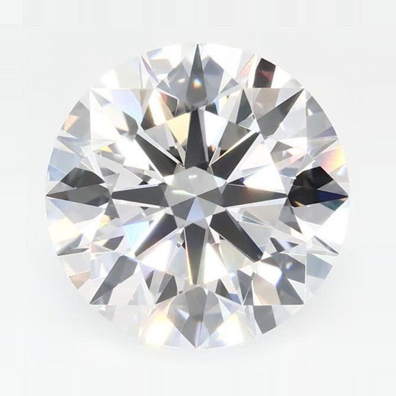 3.87 ct Lab-Grown Diamond – E VVS2 – Round Cut – GCAL Certified — Sapphire Row · cut7