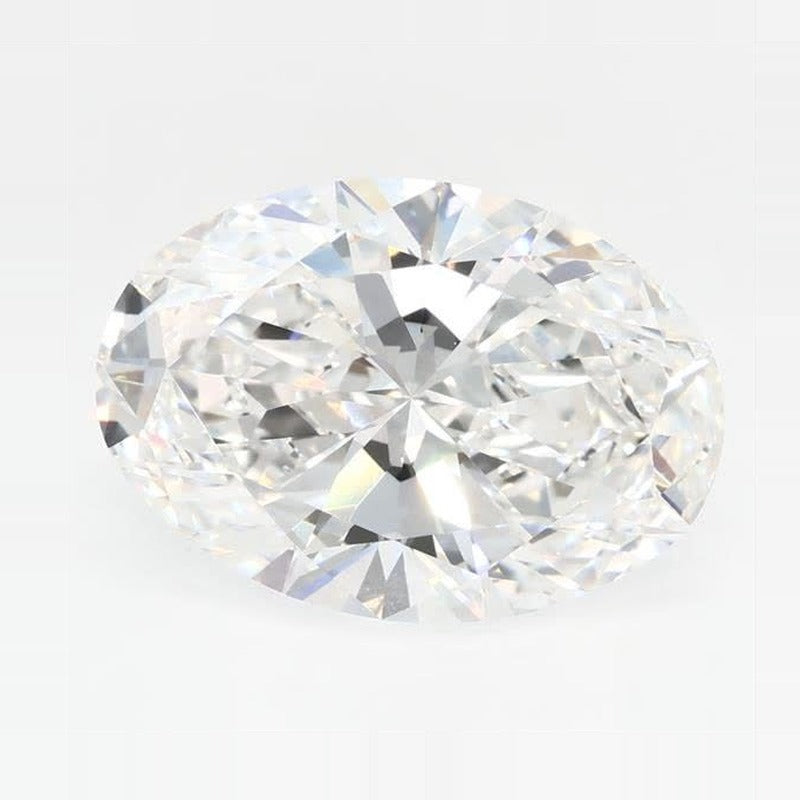 3.82 ct Lab-Grown Diamond – E VVS2 – Oval Cut – GCAL Certified — Sapphire Row · cut7