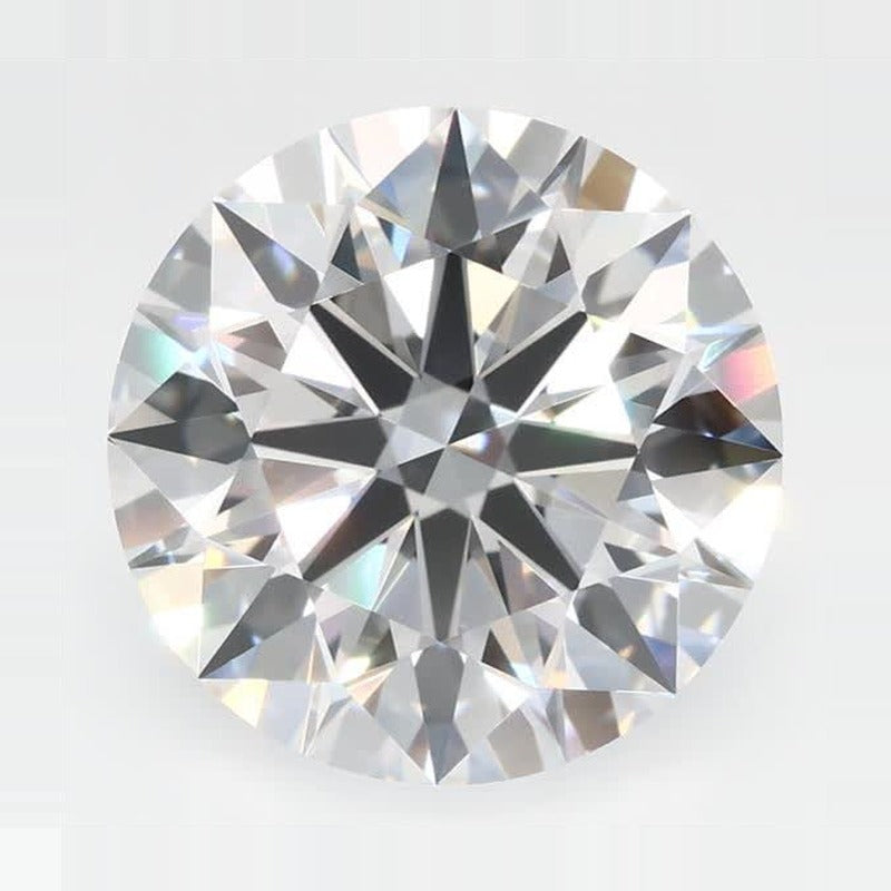 3.72 ct Lab-Grown Diamond – E VVS2 – Round Cut – GCAL Certified — Sapphire Row · cut7