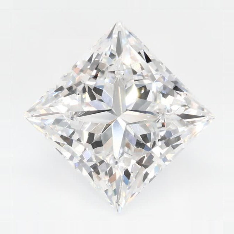 3.70 ct Lab-Grown Diamond – D VVS1 – Square Cut – GCAL Certified — Sapphire Row · cut7