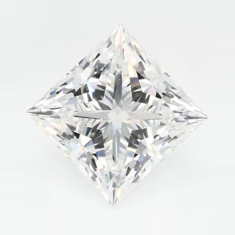 3.50 ct Lab-Grown Diamond – E VVS2 – Square Cut – GCAL Certified — Sapphire Row · cut7