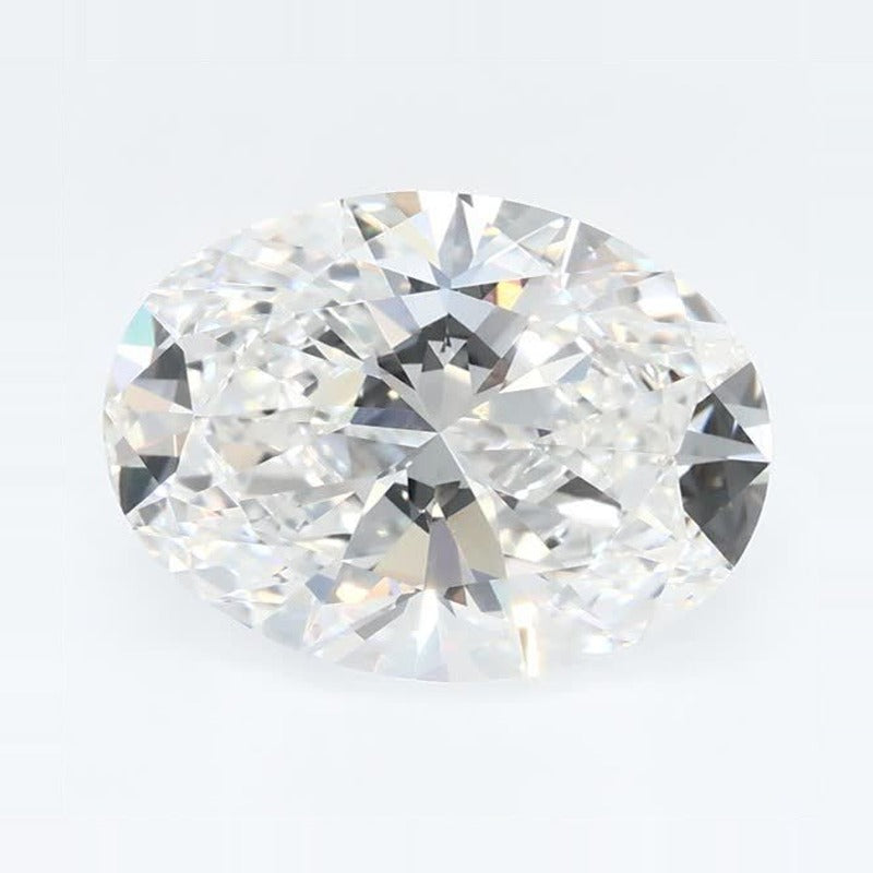 3.49 ct Lab-Grown Diamond – E VVS2 – Oval Cut – GCAL Certified — Sapphire Row · cut7