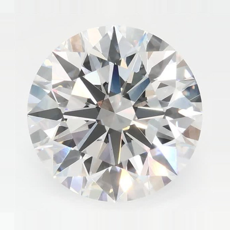 3.09 ct Lab-Grown Diamond – F VVS2 – Round Cut – GCAL Certified — Sapphire Row · cut7