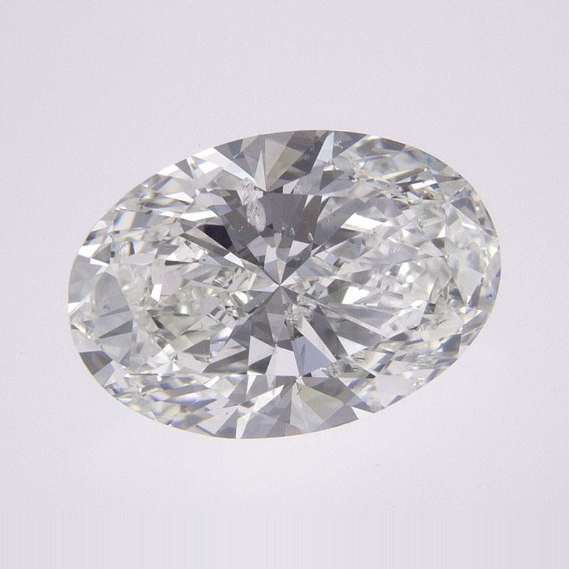 2.20 ct Natural Diamond – D SI2 – Oval Cut – EGL USA Certified — Sapphire Row · cut7