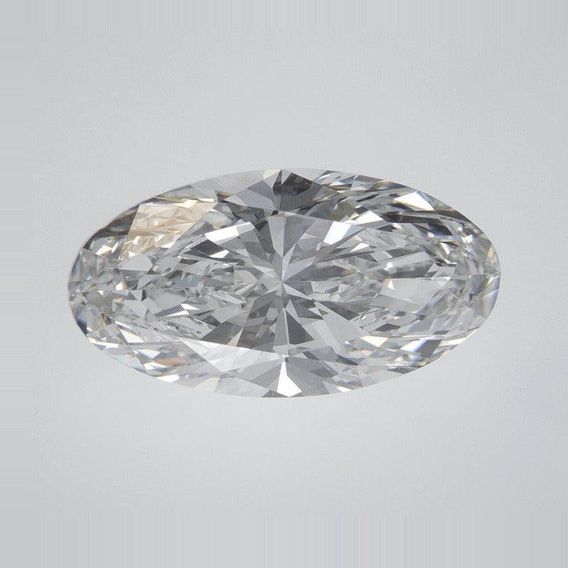 4.01 ct Lab-Grown Diamond – F VVS2 – Elongated Oval Cut – IGI Certified — Sapphire Row · cut7