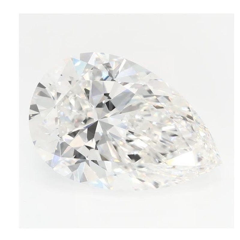 3.98 ct Lab-Grown Diamond – E VVS2 – Pear Cut – GCAL Certified — Sapphire Row · cut7