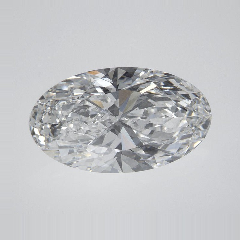 3.81 ct Lab-Grown Diamond – D VVS1 – Elongated Oval Cut – IGI Certified — Sapphire Row · cut7