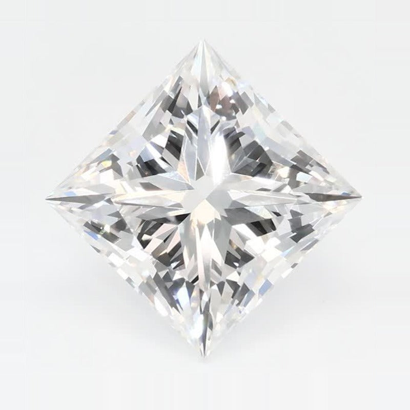 3.08 ct Lab-Grown Diamond – E VVS2 – Square Cut – GCAL Certified — Sapphire Row · cut7