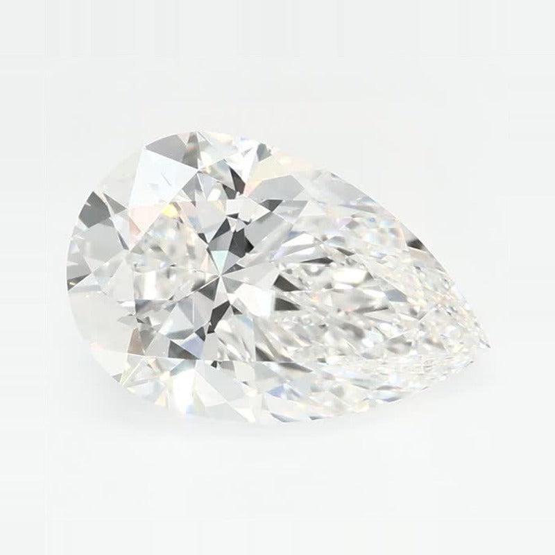 2.63 ct Lab-Grown Diamond – E VVS2 – Pear Cut – GCAL Certified — Sapphire Row · cut7
