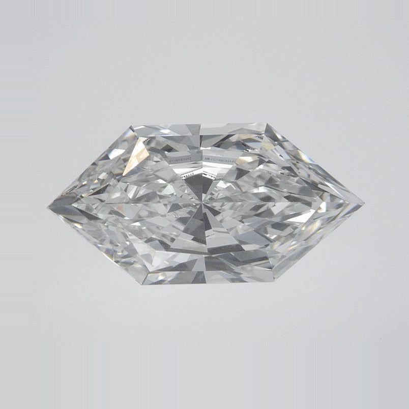 1.67 ct Lab-Grown Diamond – E VVS2 – Elongated Hexagon Duchess Faceted-cut – IGI Certified — Sapphire Row · cut7