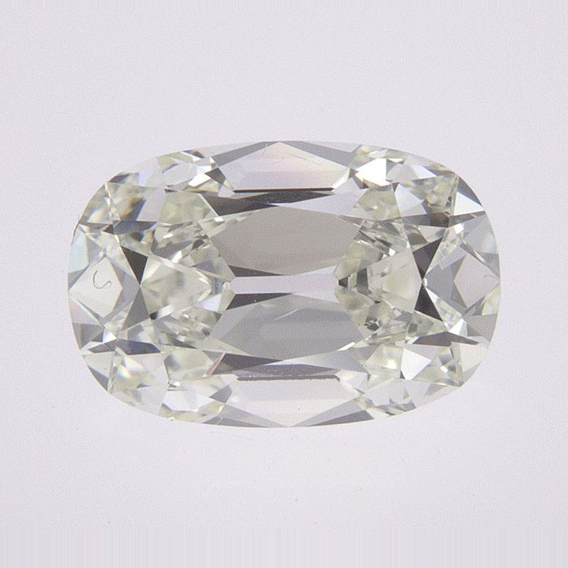1.50 ct Natural Diamond – L VS2 – Elongated Cushion Old Mine Cut – GIA Certified — Sapphire Row · cut7