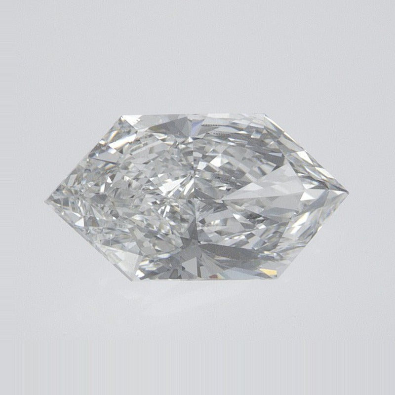 1.01 ct Lab-Grown Diamond – F VVS2 – Elongated Hexagon Duchess Faceted-cut – IGI Certified — Sapphire Row · cut7