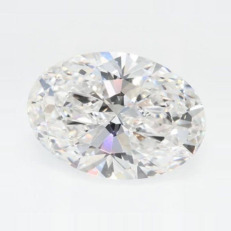 2.58 ct Lab-Grown Diamond – E VVS2 – Oval Cut – GCAL Certified — Sapphire Row · cut7