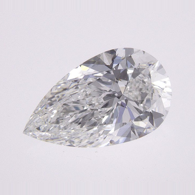 1.00 ct Natural Diamond – F SI1 – Pear Cut – GIA Certified — Sapphire Row · cut7