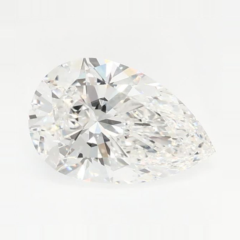 1.00 ct Lab-Grown Diamond – E VVS2 – Pear Cut – GCAL Certified — Sapphire Row · cut7