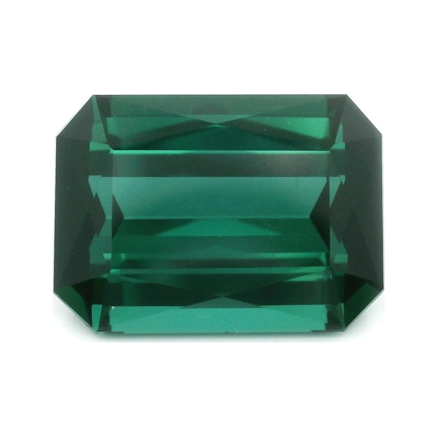 6.98 ct Natural Green Tourmaline – Emerald Cut — Sapphire Row · cut7