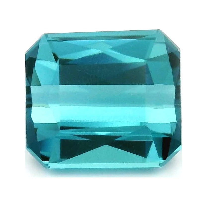 3.48 ct Natural Indicolite Tourmaline – Emerald Cut — Sapphire Row · cut7