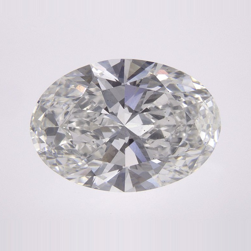 3.75 ct Lab-Grown Diamond – F SI1 – Oval Cut – IGI Certified — Sapphire Row · cut7