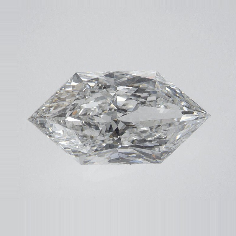 2.06 ct Lab-Grown Diamond – E VVS2 – Elongated Hexagon Duchess Faceted-cut – IGI Certified — Sapphire Row · cut7