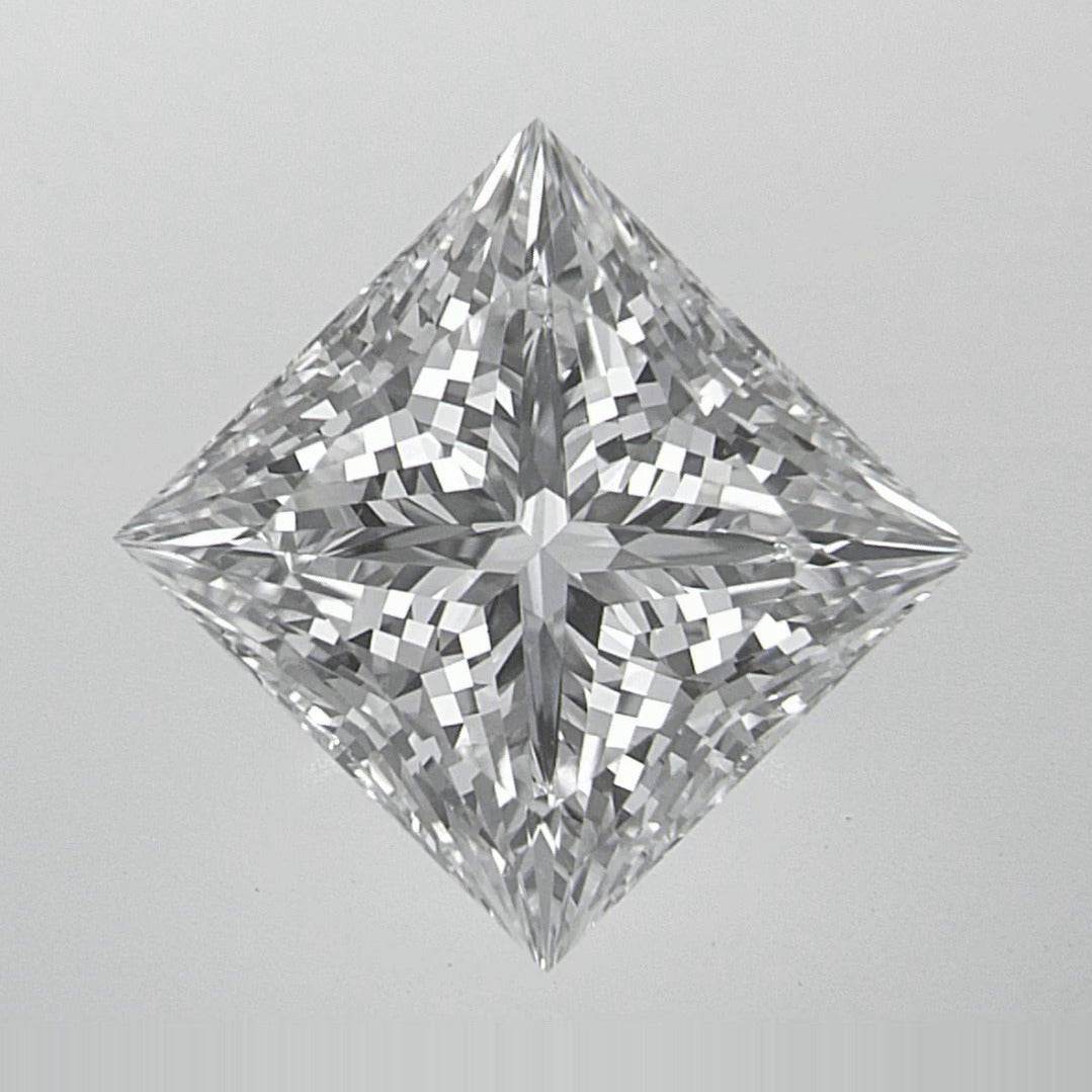 3.07 ct Lab-Grown Diamond – E VVS2 – Square Cut – IGI Certified — Sapphire Row · cut7