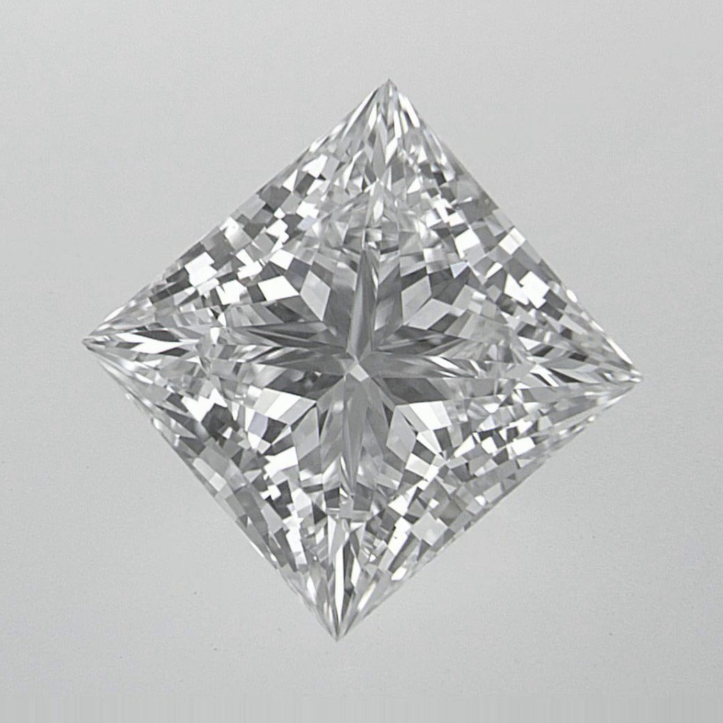 2.54 ct Lab-Grown Diamond – D VVS2 – Square Cut – IGI Certified — Sapphire Row · cut7