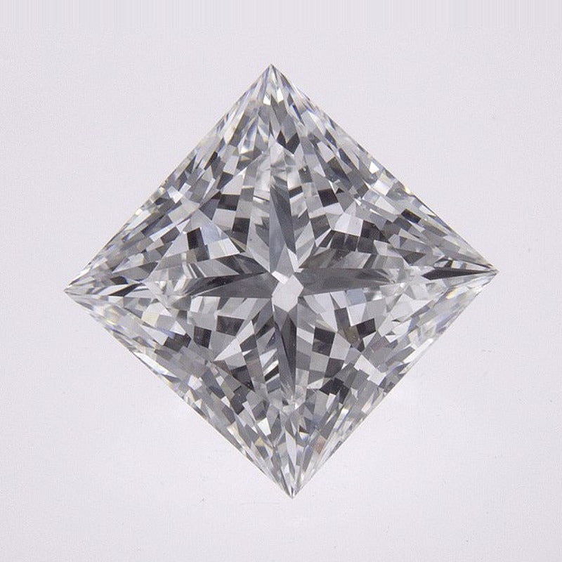 2.10 ct Lab-Grown Diamond – E VVS2 – Square Cut – IGI Certified — Sapphire Row · cut7