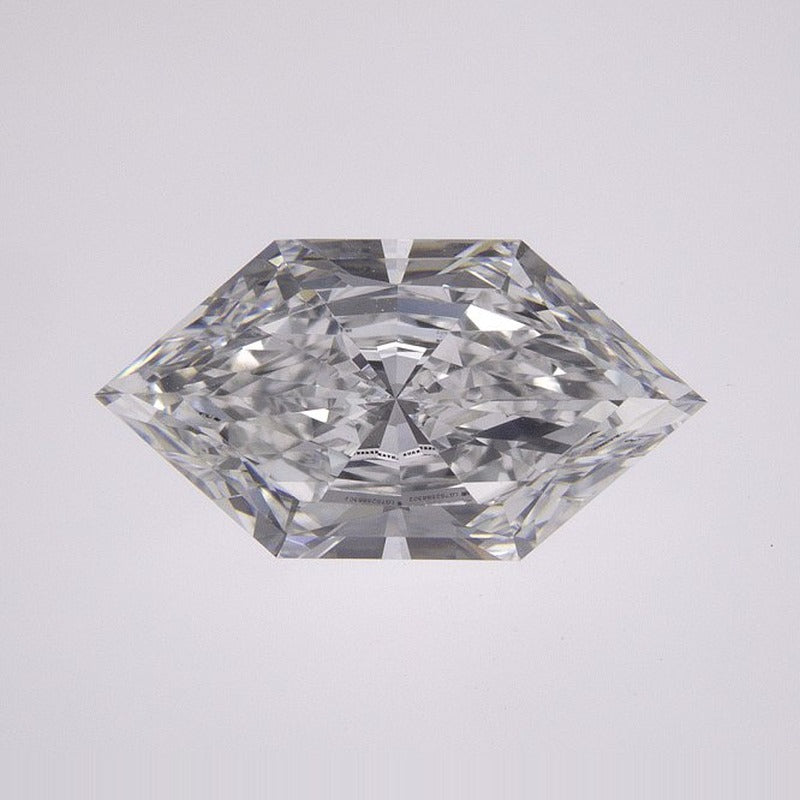 2.08 ct Lab-Grown Diamond – E VVS2 – Elongated Hexagon Duchess Faceted-cut – IGI Certified — Sapphire Row · cut7