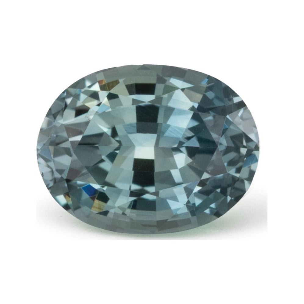 0.94 ct Natural Green Sapphire (Heated) – Oval Cut — Sapphire Row · cut7