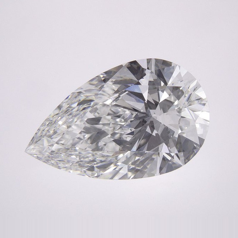 4.60 ct Lab-Grown Diamond – E VVS2 – Pear Cut – IGI Certified — Sapphire Row · cut7