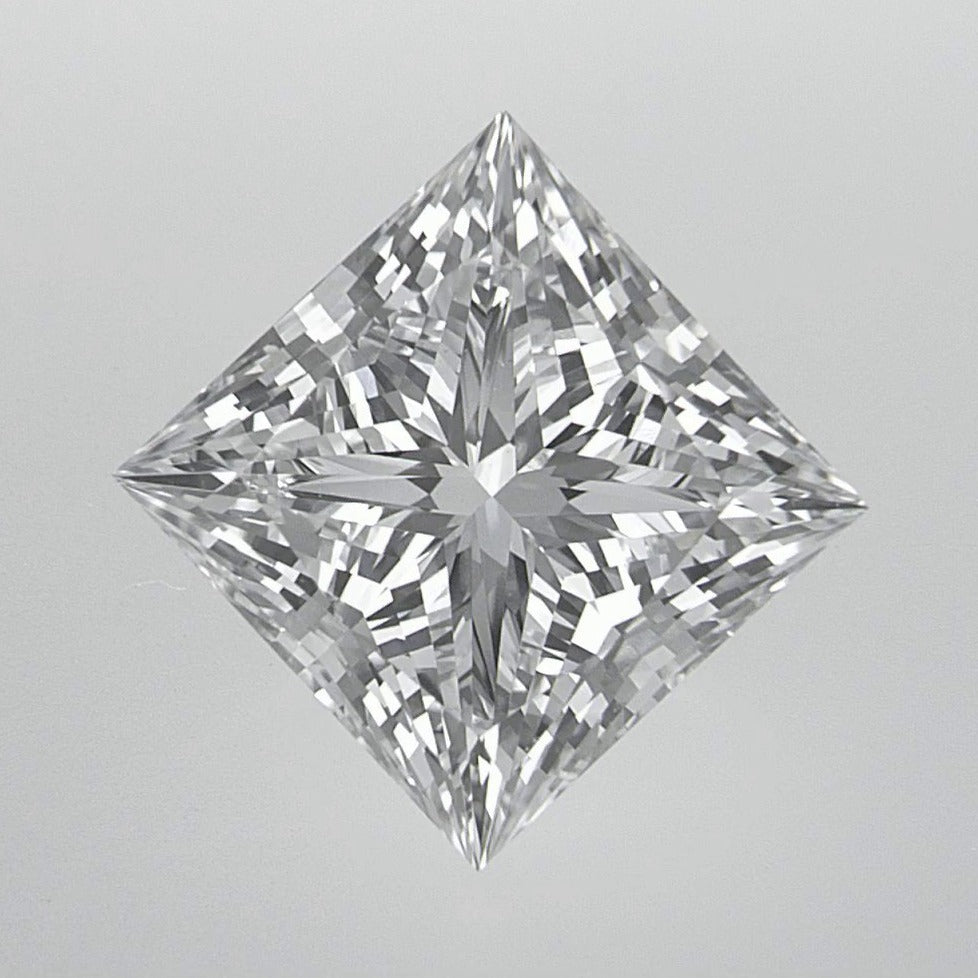 3.43 ct Lab-Grown Diamond – D VVS2 – Square Cut – IGI Certified — Sapphire Row · cut7