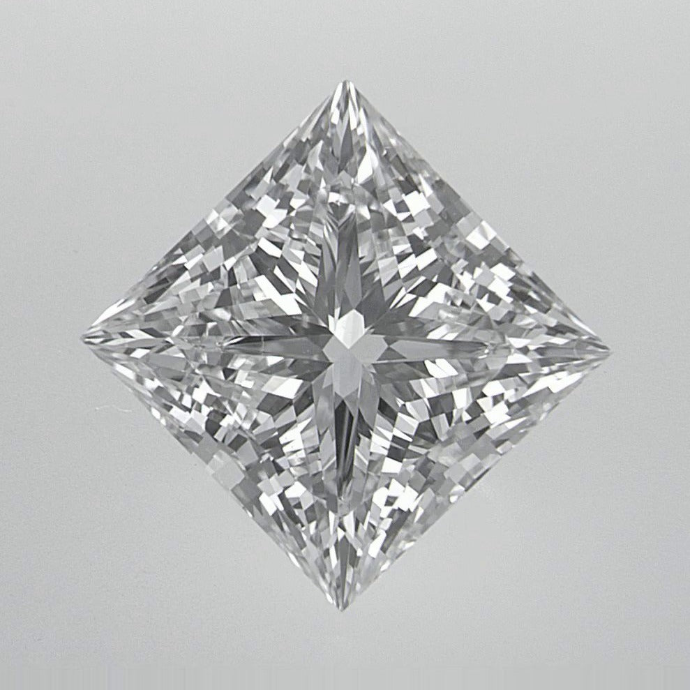 3.08 ct Lab-Grown Diamond – D VVS1 – Square Cut – IGI Certified — Sapphire Row · cut7