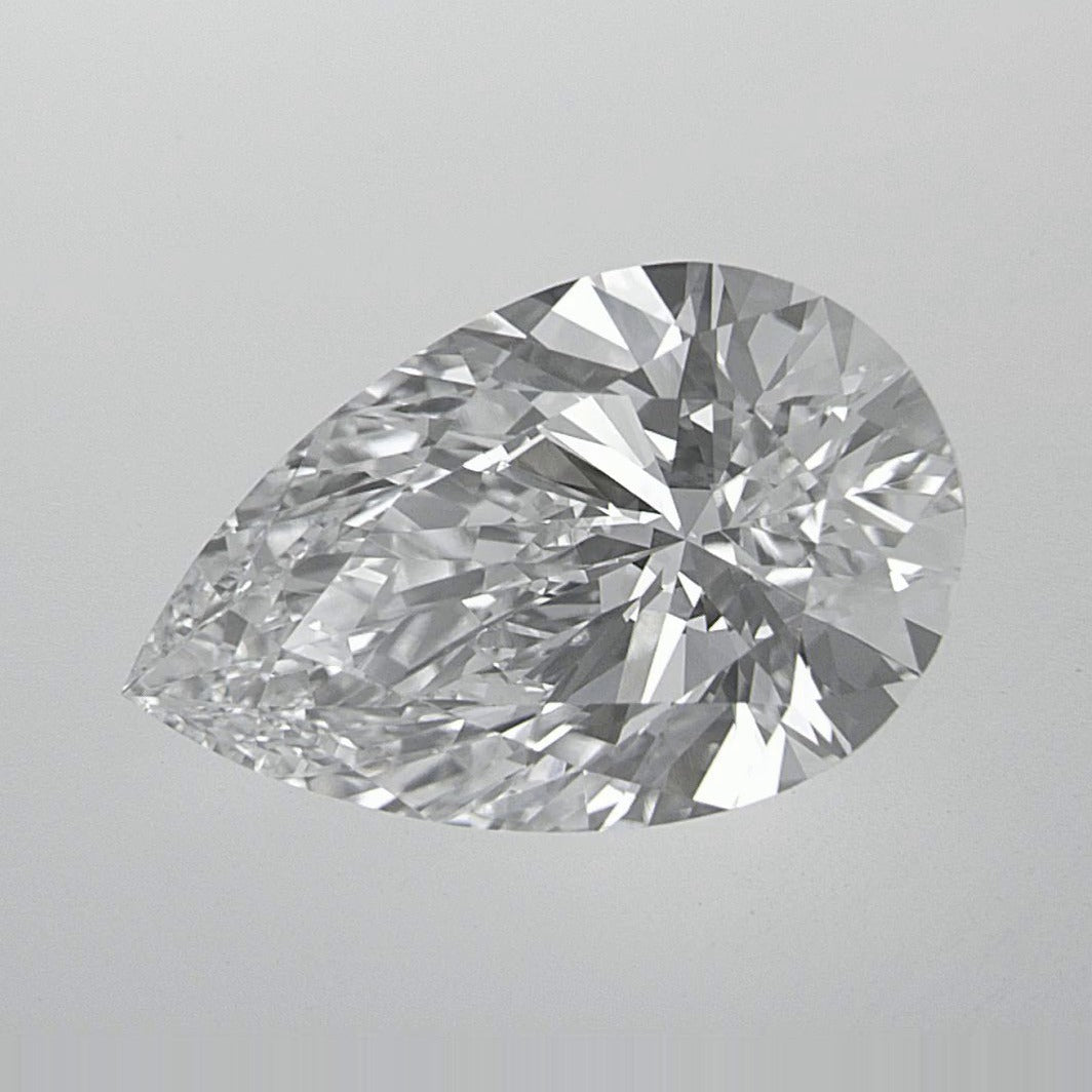 3.02 ct Lab-Grown Diamond – E VVS2 – Pear Cut – IGI Certified — Sapphire Row · cut7