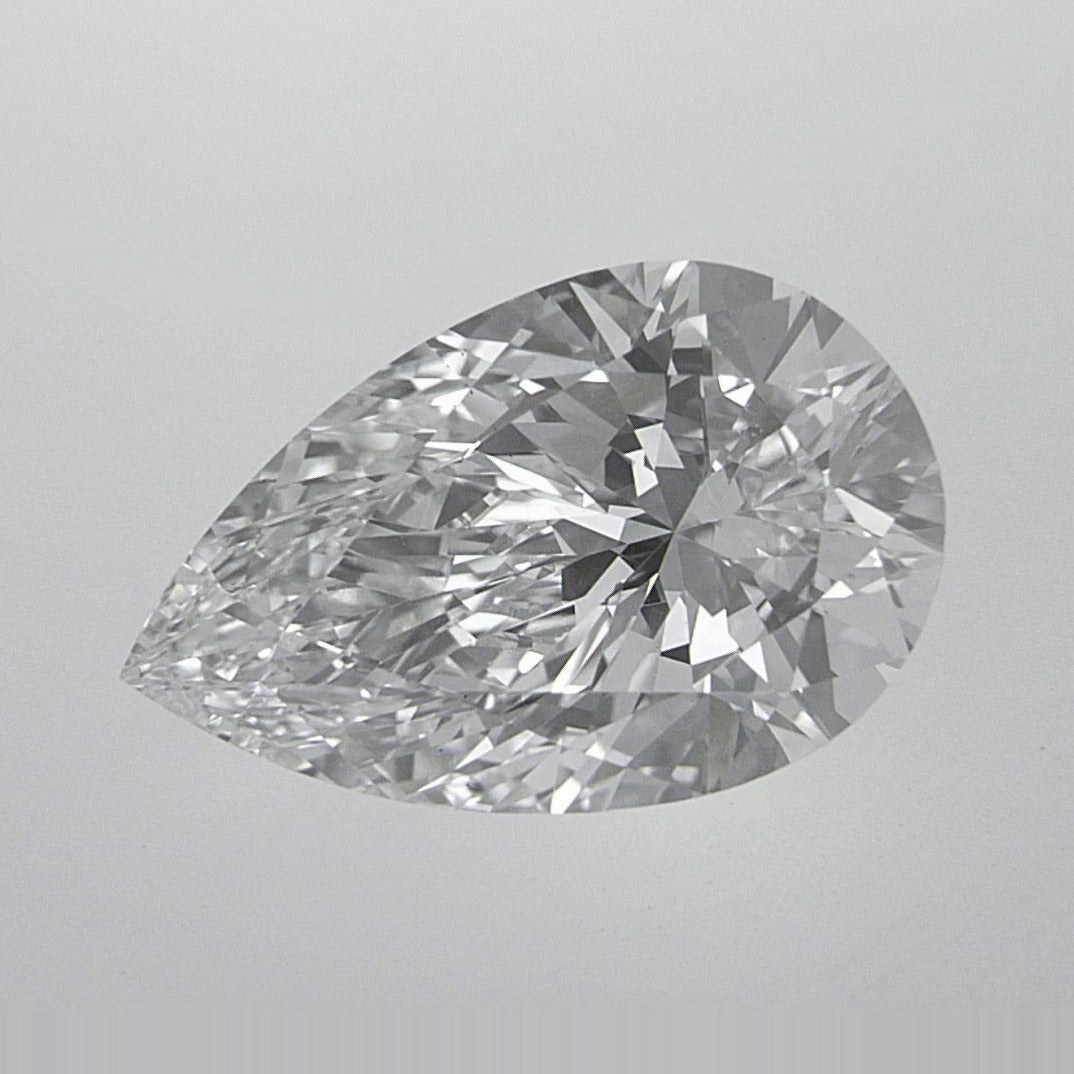 2.93 ct Lab-Grown Diamond – E VS1 – Pear Cut – IGI Certified — Sapphire Row · cut7