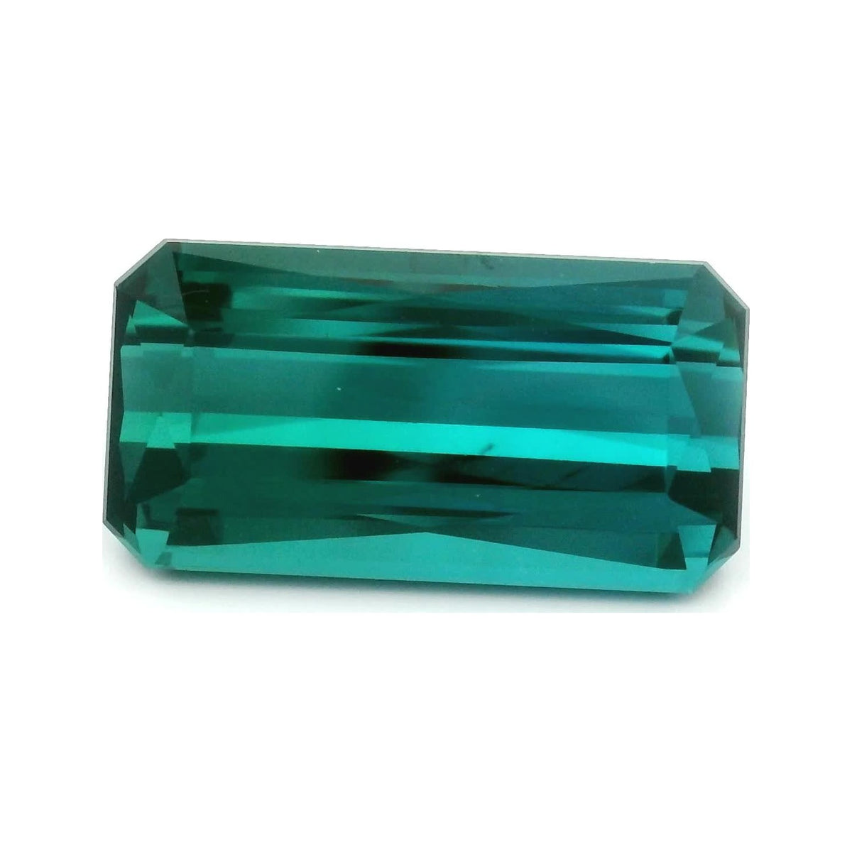 7.80 ct Natural Indicolite Tourmaline – Emerald Cut — Sapphire Row · cut7