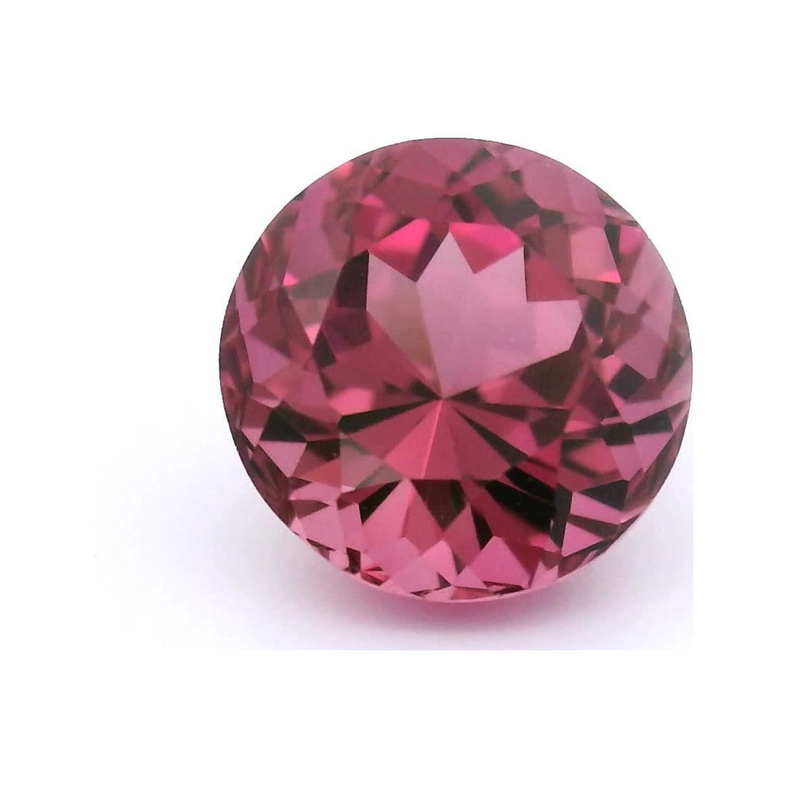 1.58 ct Natural Pink Tourmaline – Round Cut — Sapphire Row · cut7