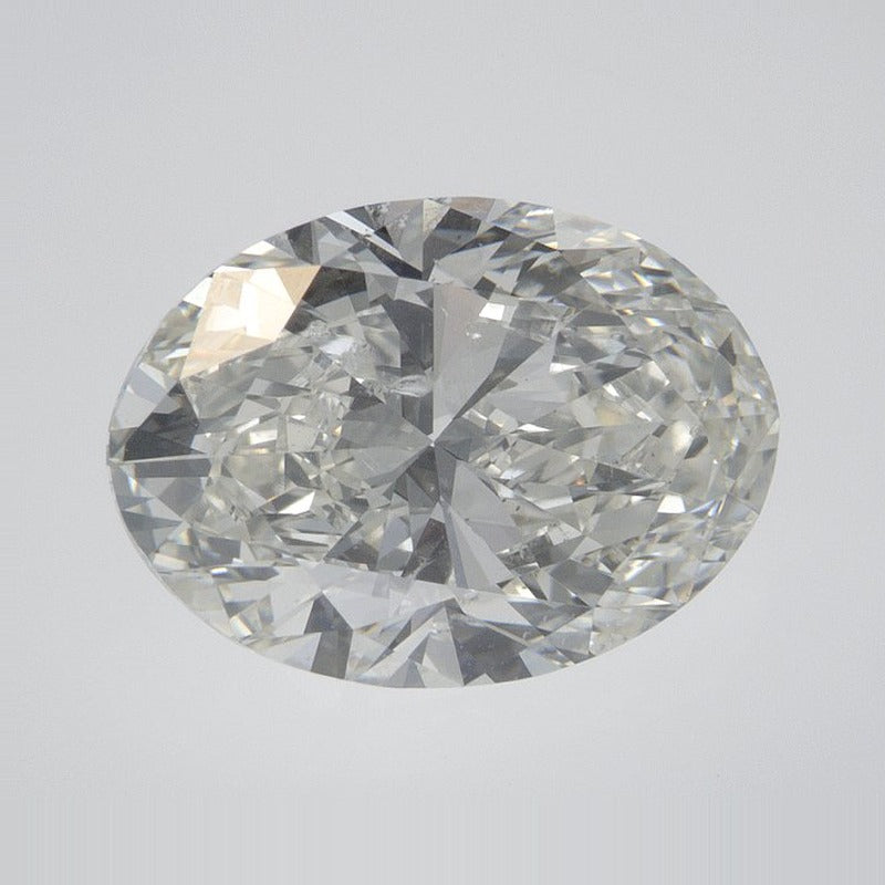 3.50 ct Natural Diamond – H SI2 – Oval Cut – EGL USA Certified — Sapphire Row · cut7