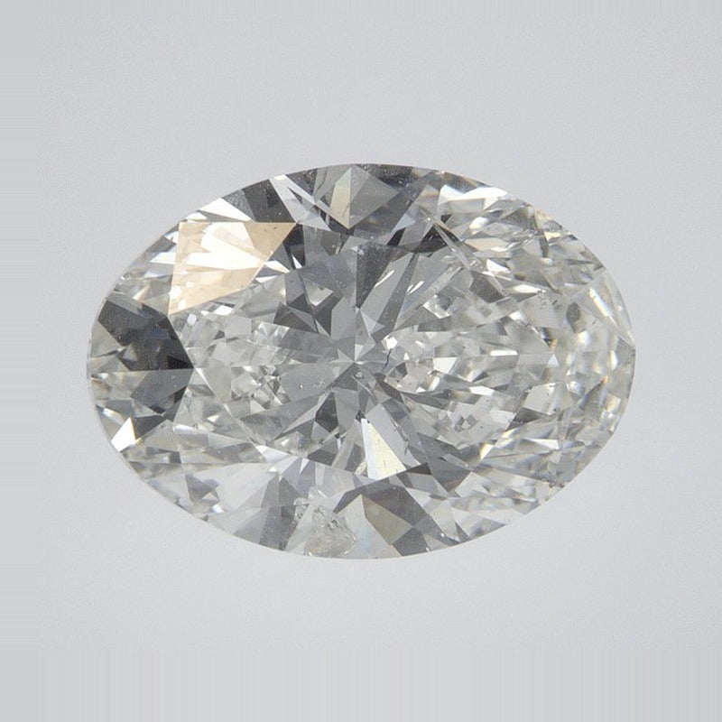 2.51 ct Natural Diamond – H SI2 – Oval Cut – EGL USA Certified — Sapphire Row · cut7