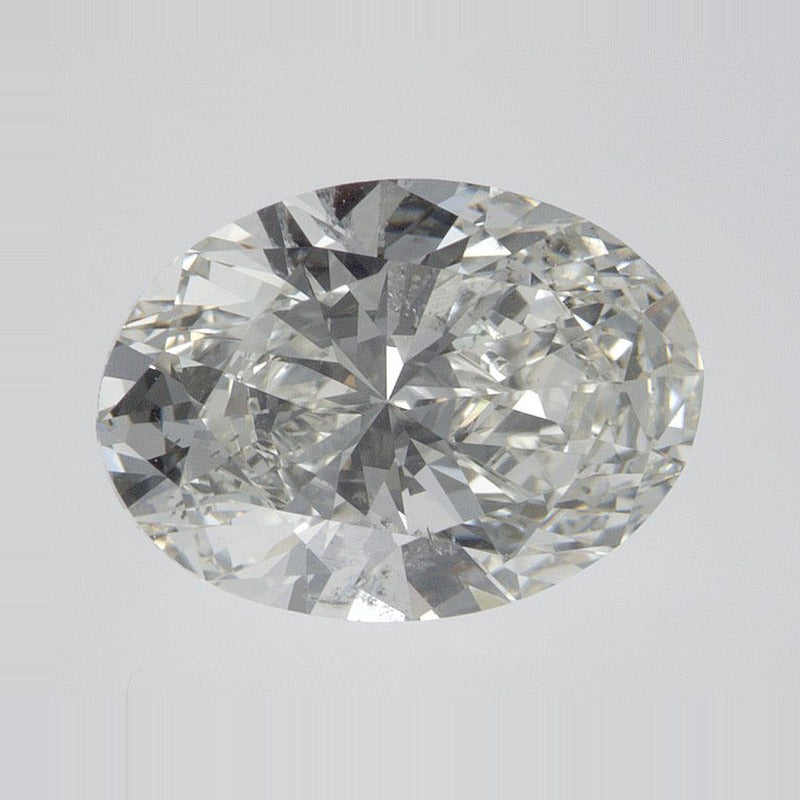 2.01 ct Natural Diamond – H SI1 – Oval Cut – EGL USA Certified — Sapphire Row · cut7